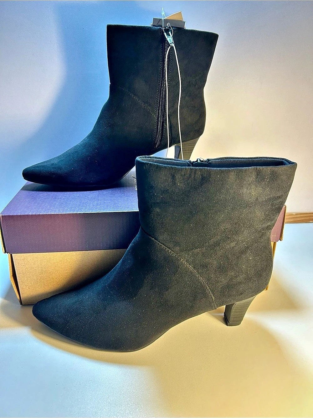 Universal Thread Memory Foam, Francis Heeled Ankle Boots, Women's US 9.5 NWT